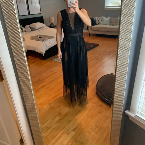 BCBGMAXAZRIA Andi Handkerchief Dress Holiday New Years Eve Dress BCBG - Picture 6 of 7